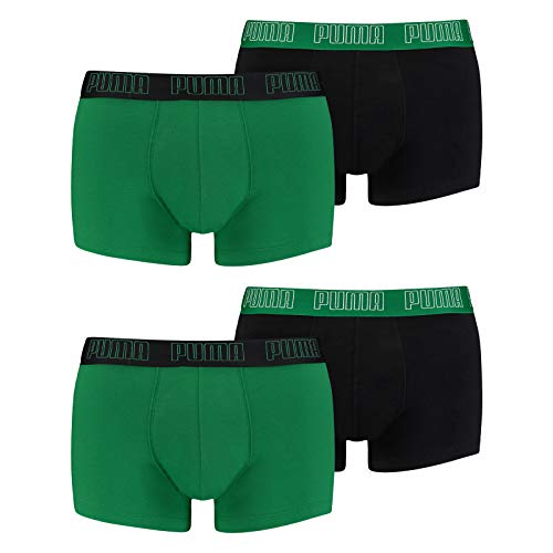 Puma Herren Shortboxer Unterhosen Trunks 4er Pack, Wäschegröße:XL, Artikel:-004 Amazon Green von PUMA