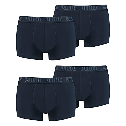 PUMA Herren Shortboxer Unterhosen Trunks 4er Pack, Wäschegröße:XL, Artikel:-010 Navy von PUMA