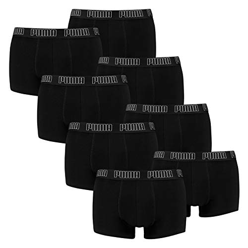 Puma Herren Shortboxer Unterhosen Trunks 100000884 8er Pack, Wäschegröße:XL, Artikel:-001 Black von PUMA