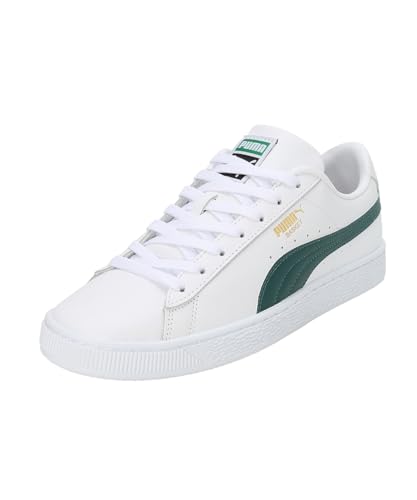 PUMA Herren Basket Classic XXI Sneaker, White-Varsity Green, 39 EU von PUMA