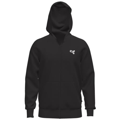 PUMA Herren Better Essentials Kapuzenpullover mit durchgehendem Reißverschluss Schweiß, Schwarz, XL von PUMA