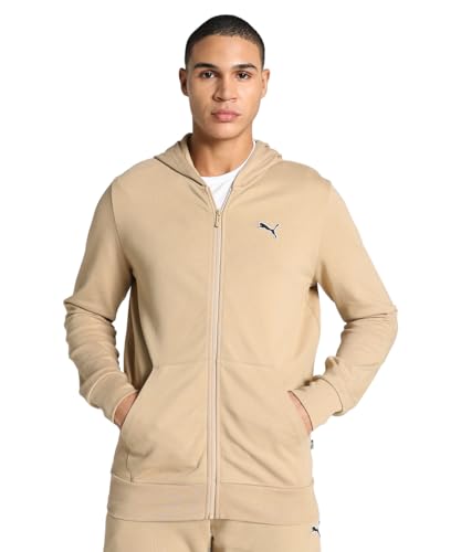 PUMA Herren Better Essentials Reißverschluss-Hoodie LPrairie Tan Beige von PUMA