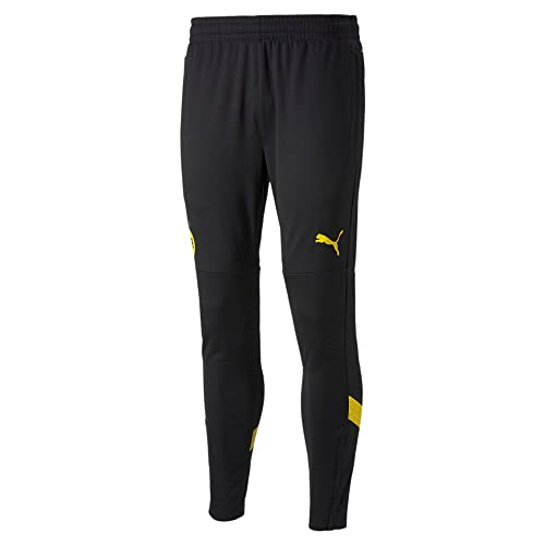 PUMA Herren Borussia Dortmund Trainingshose Hose, Schwarz-Cyber-Gelb, X-Groß von PUMA