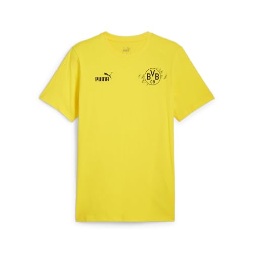 PUMA Herren Borussia Dortmund ftblCULTURE T-Shirt M Faster Yellow Black von PUMA