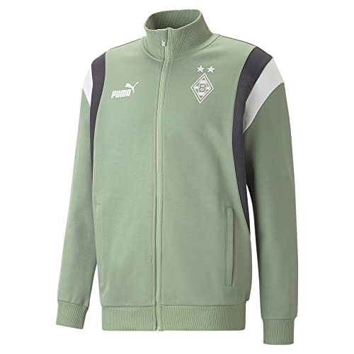 PUMA Herren Borussia Mönchengladbach ftblArchive Trainingsjacke LDusty Green Flat Dark Gray White von PUMA