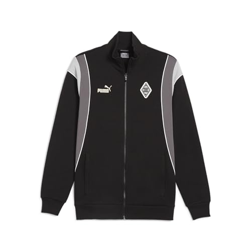 PUMA Herren Borussia Mönchengladbach ftblArchive Trainingsjacke XLBlack Ash Gray von PUMA