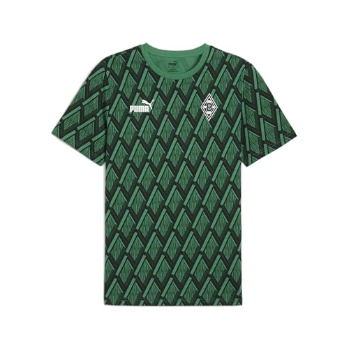 PUMA Herren Borussia Mönchengladbach ftblCULTURE T-Shirt mit Allover-Print S Archive Green Black von PUMA
