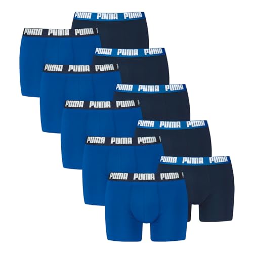 PUMA Herren Boxer Boxershorts Shorts Unterhosen Comfort Stretch 10er Pack, Wäschegröße:L, Artikel:-005 True Blue PUMA Herren Boxer Boxershorts Shorts Unterhosen Comfort Stretch 10er Pack, Wäschegröße:L, Artikel:-005 True Blue von PUMA