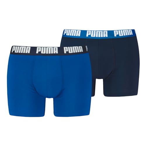 PUMA Herren Boxer Boxershorts Shorts Unterhosen Comfort Stretch 2er Pack, Wäschegröße:M, Artikel:-005 True Blue von PUMA