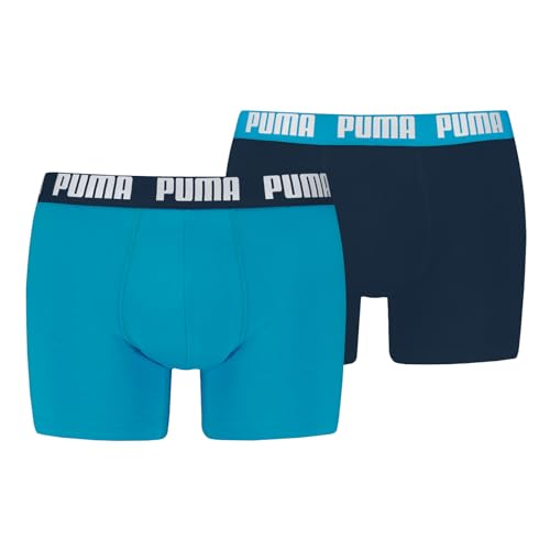 PUMA Herren Boxer Boxershorts Shorts Unterhosen Comfort Stretch 2er Pack, Wäschegröße:S, Artikel:-013 Speed Blue von PUMA