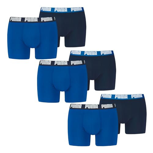 PUMA Herren Boxer Boxershorts Shorts Unterhosen Comfort Stretch 6er Pack, Wäschegröße:XL, Artikel:-005 True Blue PUMA Herren Boxer Boxershorts Shorts Unterhosen Comfort Stretch 6er Pack, Wäschegröße:XL, Artikel:-005 True Blue von PUMA