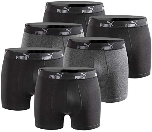 PUMA Herren Boxershort Limited Statement Edition 6er Pack - Jet Black - Gr. XL von PUMA