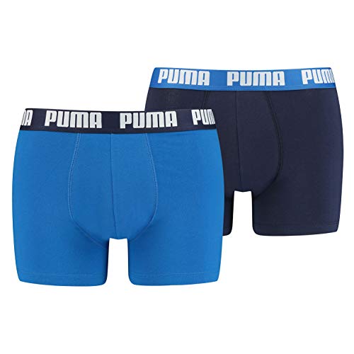 PUMA 2 er Pack Boxer Boxershorts Men Herren Unterhose Pant Unterwäsche, Farbe:420 - True Blue, Bekleidungsgröße:XXL von PUMA