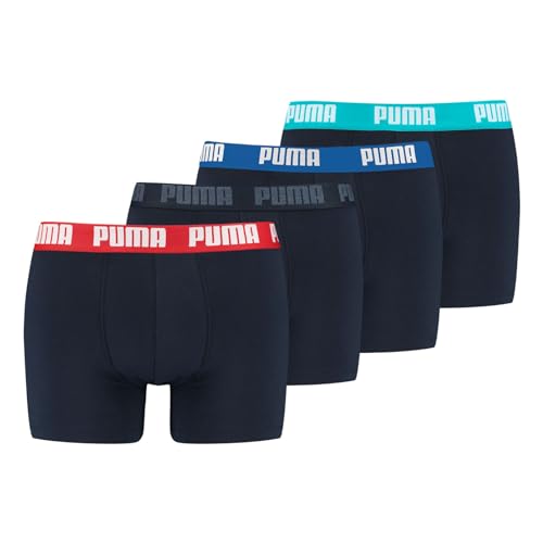 PUMA Herren Boxershorts Shorts Unterhosen Everyday Boxer 4er Pack, Wäschegröße:M, Artikel:-006 Peacoat Combo von PUMA