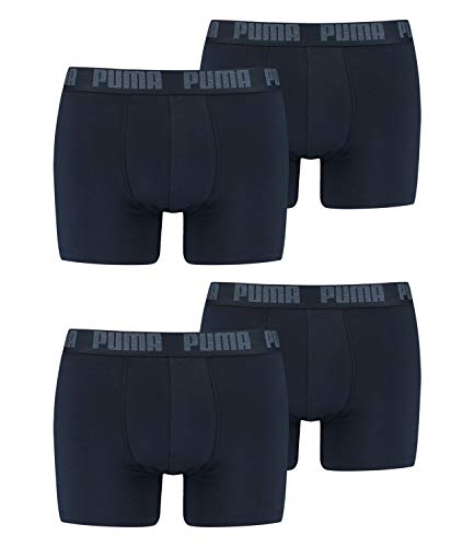 PUMA 4 er Pack Boxer Boxershorts Men Herren Unterhose Pant Unterwäsche Navy, Farbe:321 - Navy, Bekleidungsgröße:XXL von PUMA