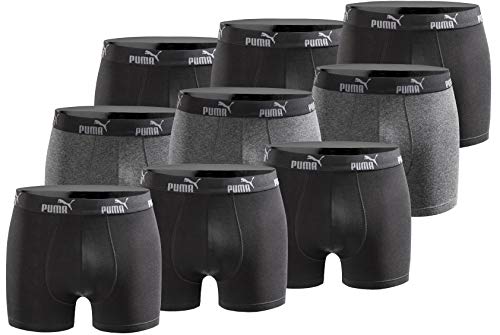 PUMA Herren Boxershorts im 9er Pack Limited Edition- Black - Grösse XL von PUMA