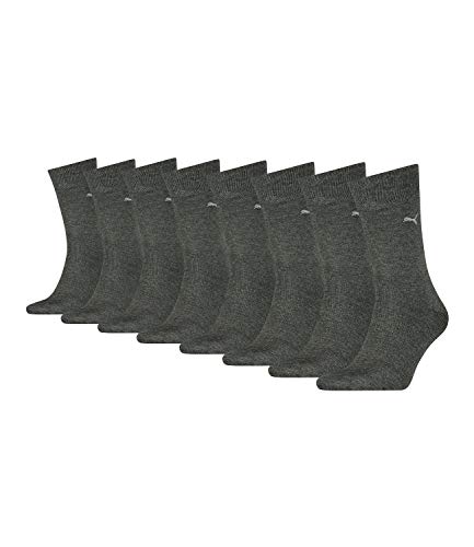 PUMA Herren Business Socken Strümpfe Classic Socks 272001001 8 Paar, Farbe:Grau, Menge:8 Paar (4x 2er Pack), Größe:43-46, Artikel:-201 anthracite von PUMA