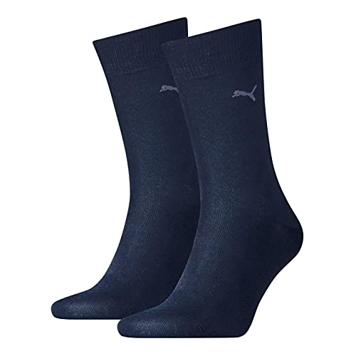 Puma Herren Classic Socken, Marineblau, 47/49 (2er Pack) von PUMA