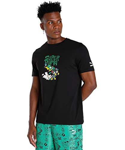 PUMA Herren Classics Graphic S Schwarz T-Shirt, S von PUMA