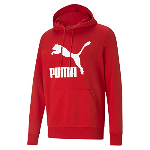 PUMA Herren Classics Logo Hoodie Sweatshirt, rot (high Risk red), L von PUMA
