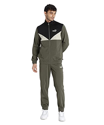 PUMA Herren Colorblock Tracksuit Trainingsanzug, Traubenblatt, XXL von PUMA