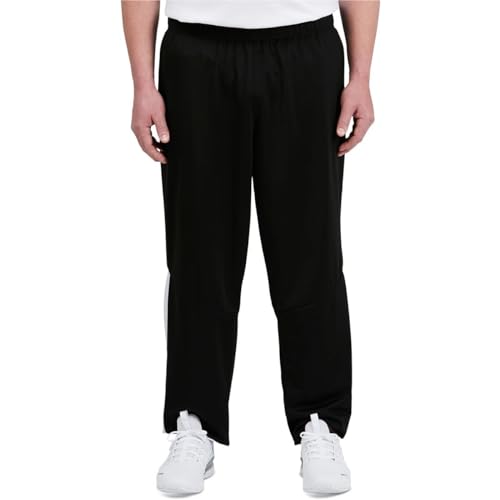 PUMA Herren Contrast Pants (Available in Big & Tall) Trainingshose, Schwarz/Weiß, 3X-Large Hoch von PUMA