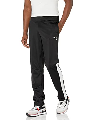 PUMA Herren Contrast Pants 2.0 Trainingshose, Schwarz/Weiß, Groß von PUMA