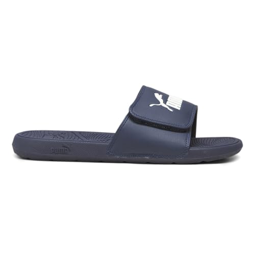 PUMA Herren Cool Cat 2.0 V Slide Sandale, Navy Weiß, 42 EU von PUMA