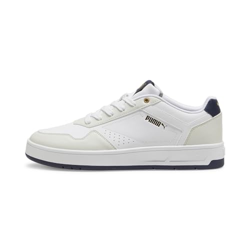 PUMA Herren Court Classic Sneaker, White-Vapor Gray Navy, 47 EU von PUMA