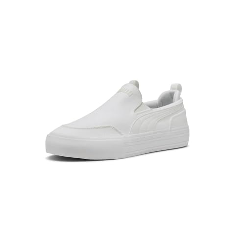 PUMA Herren Court Classic Vulc Slip on Sneaker, Weiss/opulenter Garten, 40 EU von PUMA