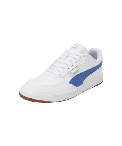 PUMA Herren Court Ultra LITE Sneaker White-ROYAL Sapphire-Platinum Gray40.5 EU von PUMA