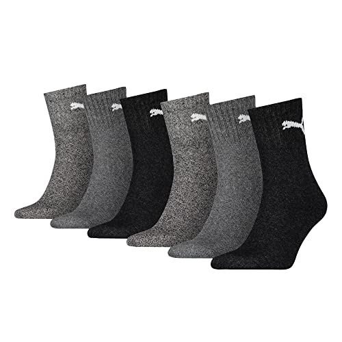 PUMA Herren Damen Short Crew Sport Socken 6erP Anthrazit/Grau 39-42 PUMA Herren Damen Short Crew Sport Socken 6erP Anthrazit/Grau 39-42 von PUMA