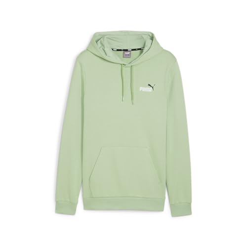 PUMA Herren ESS+ Hoodie mit kleinem Logo LPure Green von PUMA