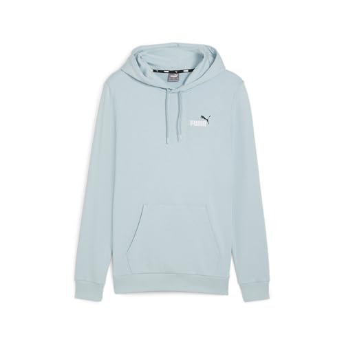 PUMA Herren ESS+ Hoodie mit kleinem Logo LTurquoise Surf Blue von PUMA