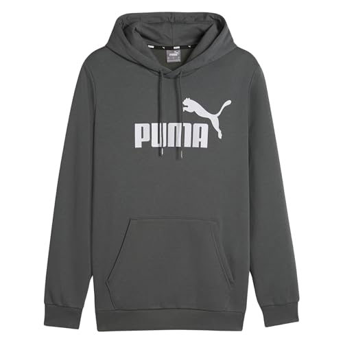 PUMA Herren ESS Big Logo Hoodie FL (S) Schweiß, Mineralgrau, M von PUMA