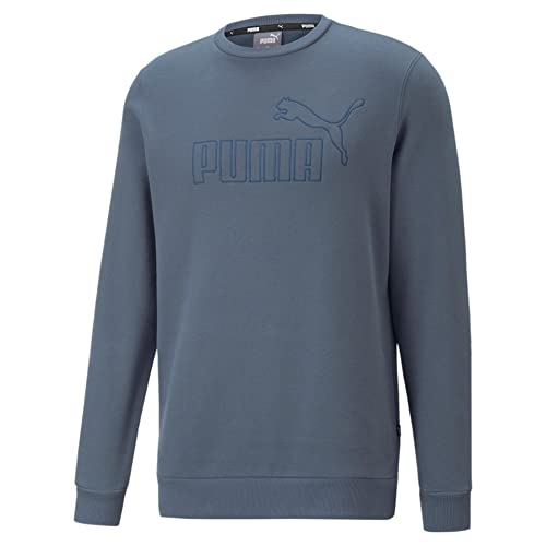 PUMA Herren ESS Elevated Crew FL Sweatshirt, Evening Sky, M von PUMA