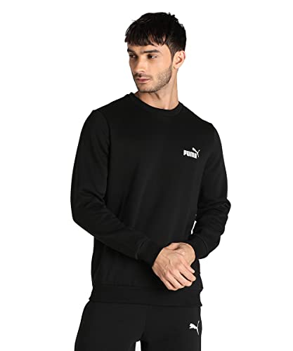 PUMA Herren ESS Small Logo Crew Sweatshirt, schwarz, XS von PUMA