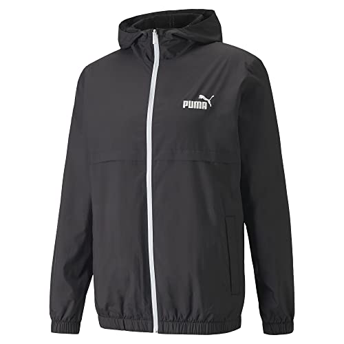 PUMA Herren ESS Solid Windbreaker, Black, M von PUMA