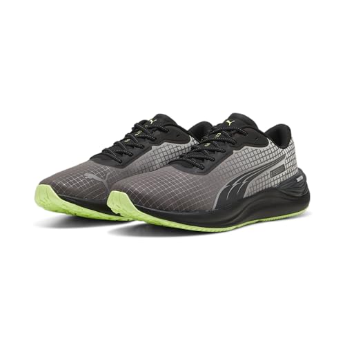 PUMA Herren Electrify Nitro™ 3 Trainingsschuhe 40 Black Glacial Gray Fizzy Apple Yellow von PUMA