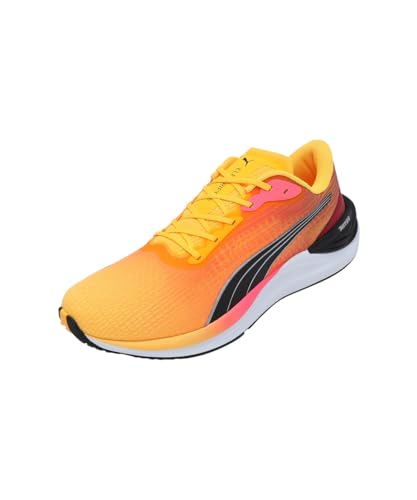 PUMA Herren Electrify Nitro 3 FADE Straßen-Laufschuh, Sun Stream-Sunset Glow White, 47 EU von PUMA