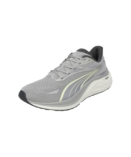 PUMA Herren Electrify Nitro 4 Straßen-Laufschuh, Gray Echo Gold Moon, 45 EU von PUMA