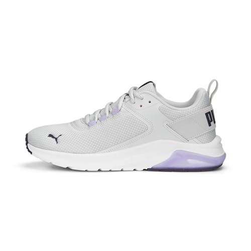 PUMA Unisex Adults' Fashion Shoes ELECTRON E Trainers & Sneakers, FEATHER GRAY-PURPLE CHARCOAL-VIVID VIOLET, 46 von PUMA