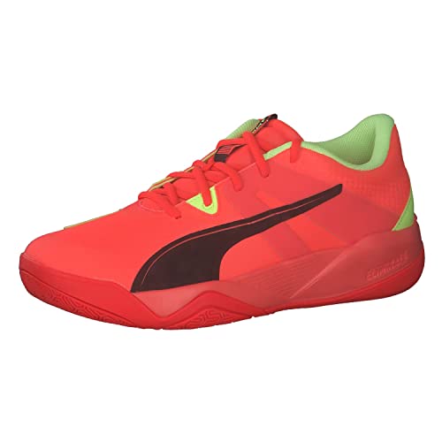 PUMA Unisex Adults' Sport Shoes ELIMINATE PRO II Indoor Court Shoes, RED BLAST-FAST YELLOW-PUMA BLACK, 40.5 von PUMA