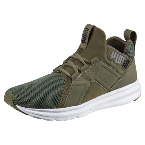 PUMA Herren Enzo Mesh Outdoor Fitnessschuhe, Olive Night White, 42 EU von PUMA