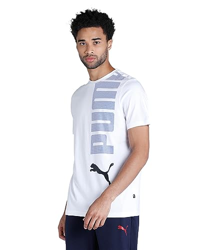 PUMA Herren Essentials+ Logo Lab T-Shirt LWhite von PUMA