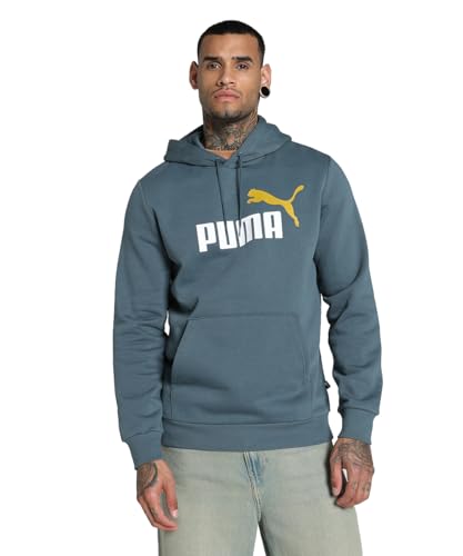 PUMA Herren Essentials+ Two-Tone Big Logo Hoodie XS Gray Skies ┃Basic Langarm-Hoodie Herren PUMA Herren Essentials+ Two-Tone Big Logo Hoodie XS Gray Skies ┃Basic Langarm-Hoodie Herren von PUMA