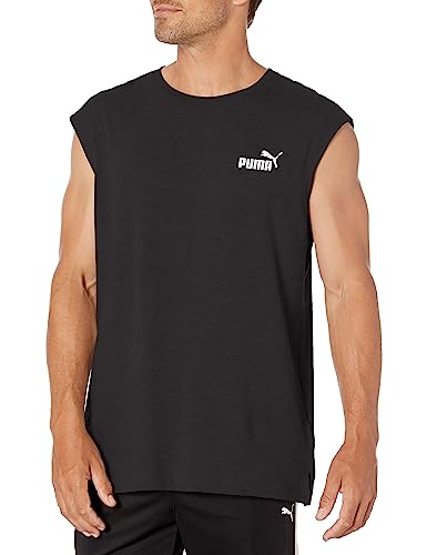 PUMA Herren Essentials Ärmelloses T-Shirt, Schwarz-Ah23, Mittel von PUMA