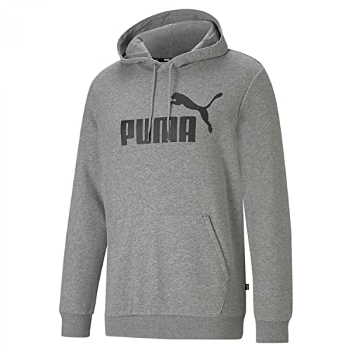 PUMA Herren Essentials Big Logo Hoodie 3XLMedium Gray Heather von PUMA