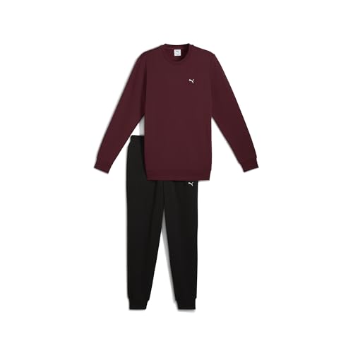 PUMA Herren Essentials Elevated Jogginganzug L, Ruby Shimmer Red von PUMA