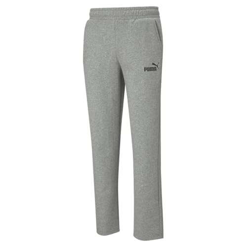 PUMA Herren Essentials Fleece Sweatpants (Available in Big & Tall) Trainingshose, Medium Grey Heather Open Leg Ah21, Mittel von PUMA